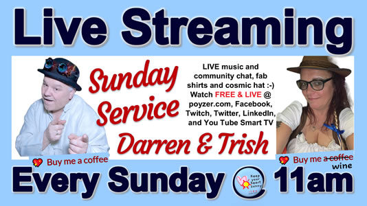 Sunday Service live streaming every Sunday at 11am